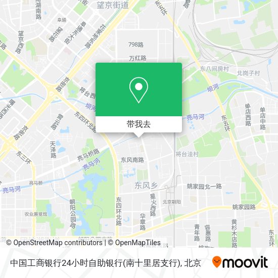 中国工商银行24小时自助银行(南十里居支行)地图