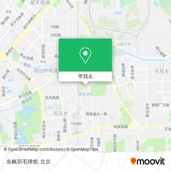 东枫羽毛球馆地图