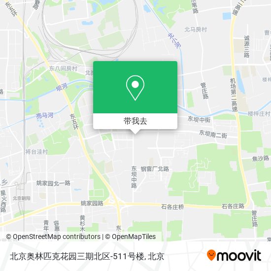 北京奥林匹克花园三期北区-511号楼地图