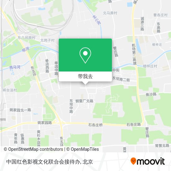 中国红色影视文化联合会接待办地图