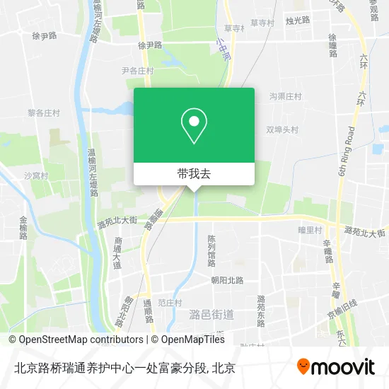 北京路桥瑞通养护中心一处富豪分段地图