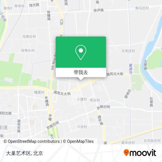 大巢艺术区地图