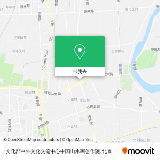 文化部中外文化交流中心中国山水画创作院地图