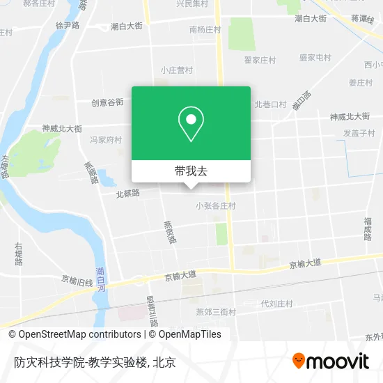 防灾科技学院-教学实验楼地图