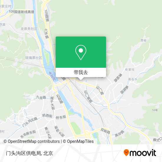 门头沟区供电局地图