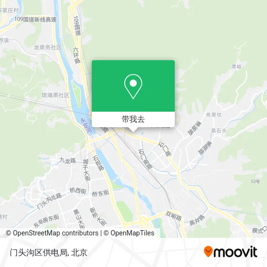 门头沟区供电局地图