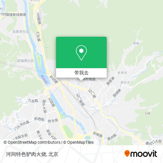 河间特色驴肉火烧地图