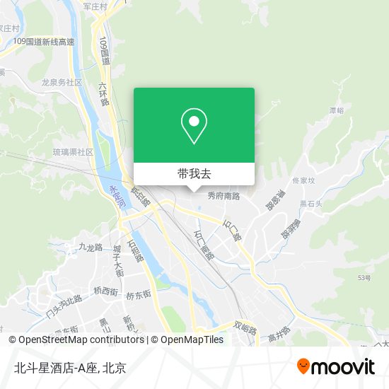 北斗星酒店-A座地图