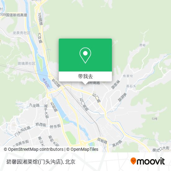 碧馨园湘菜馆(门头沟店)地图