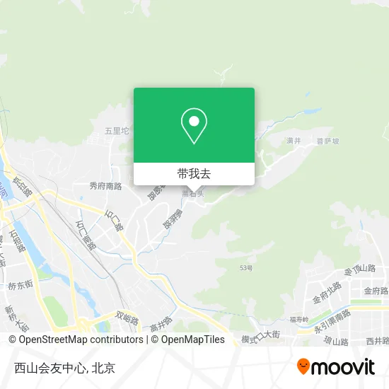 西山会友中心地图