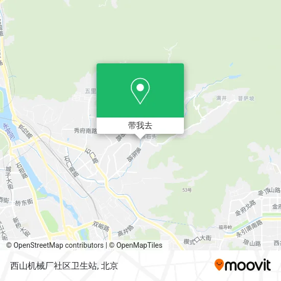西山机械厂社区卫生站地图