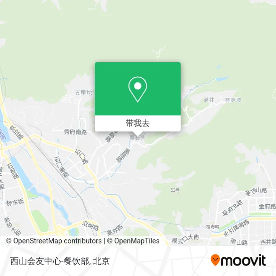 西山会友中心-餐饮部地图