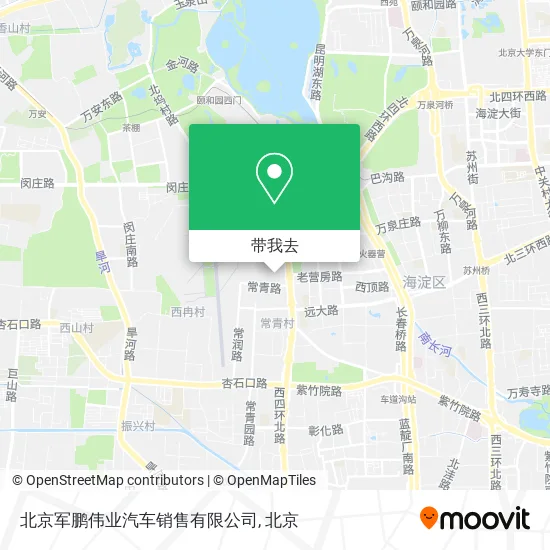 北京军鹏伟业汽车销售有限公司地图