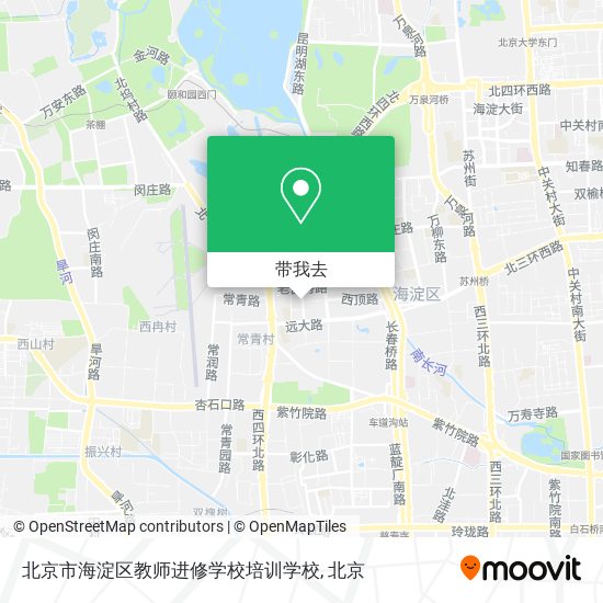 北京市海淀区教师进修学校培训学校地图