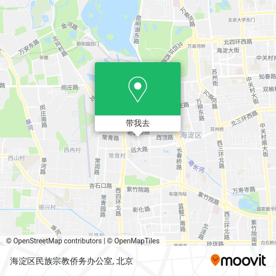 海淀区民族宗教侨务办公室地图