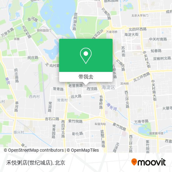 禾悦粥店(世纪城店)地图