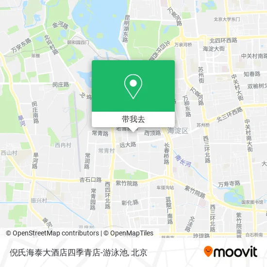 倪氏海泰大酒店四季青店-游泳池地图