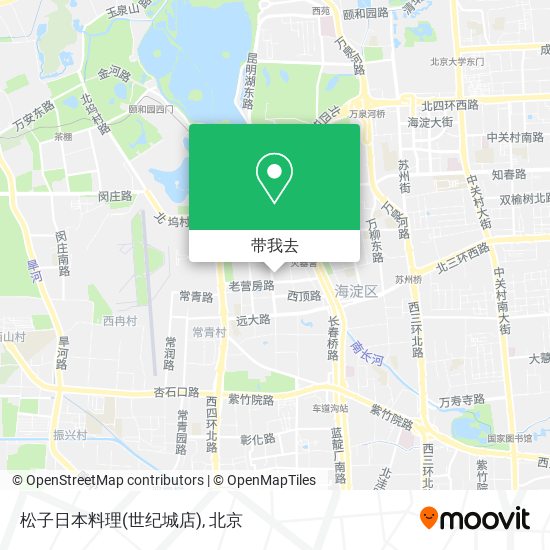 松子日本料理(世纪城店)地图