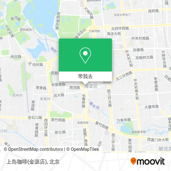上岛咖啡(金源店)地图