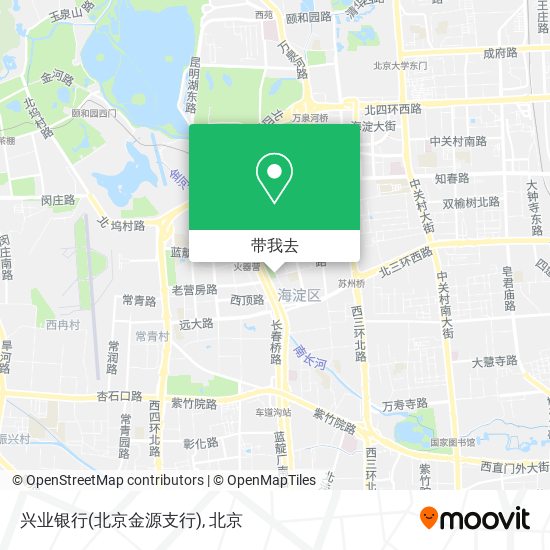 兴业银行(北京金源支行)地图