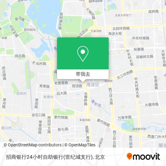 招商银行24小时自助银行(世纪城支行)地图