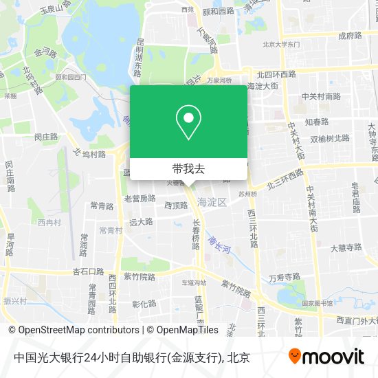 中国光大银行24小时自助银行(金源支行)地图
