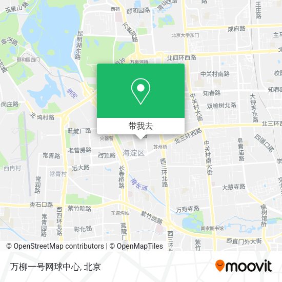 万柳一号网球中心地图