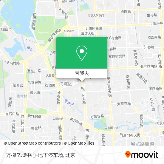 万柳亿城中心-地下停车场地图