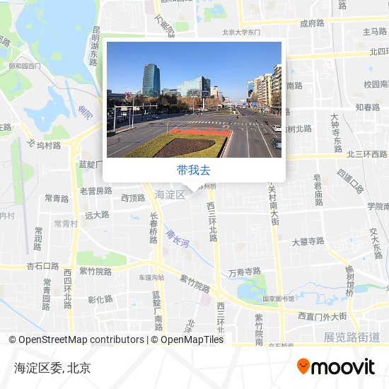 海淀区委地图