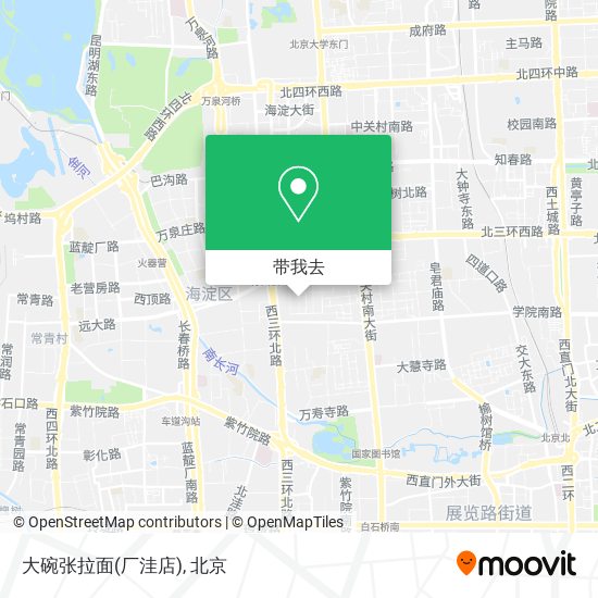 大碗张拉面(厂洼店)地图