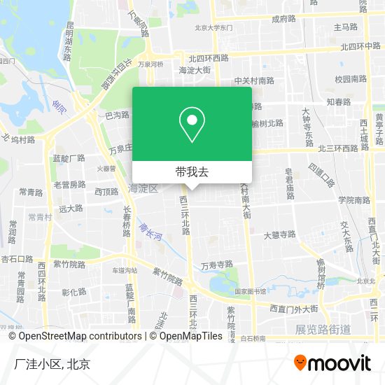 厂洼小区地图