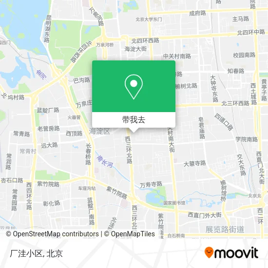 厂洼小区地图