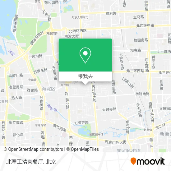 北理工清真餐厅地图