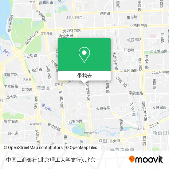 中国工商银行(北京理工大学支行)地图