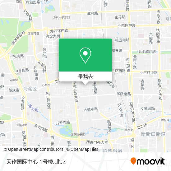 天作国际中心-1号楼地图