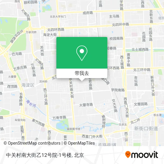 中关村南大街乙12号院-1号楼地图