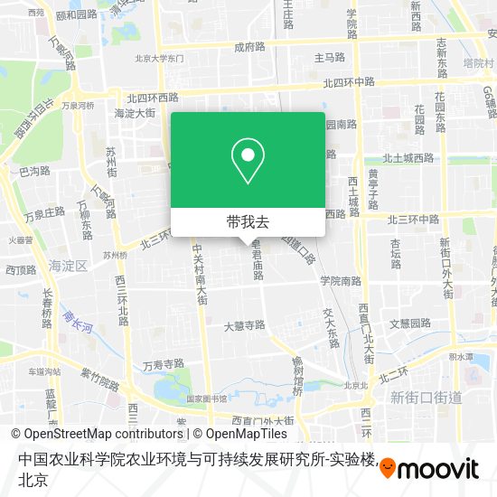 中国农业科学院农业环境与可持续发展研究所-实验楼地图