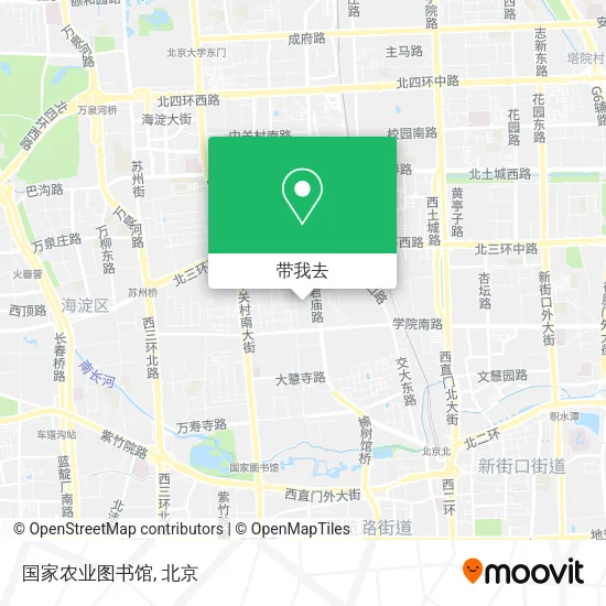 国家农业图书馆地图