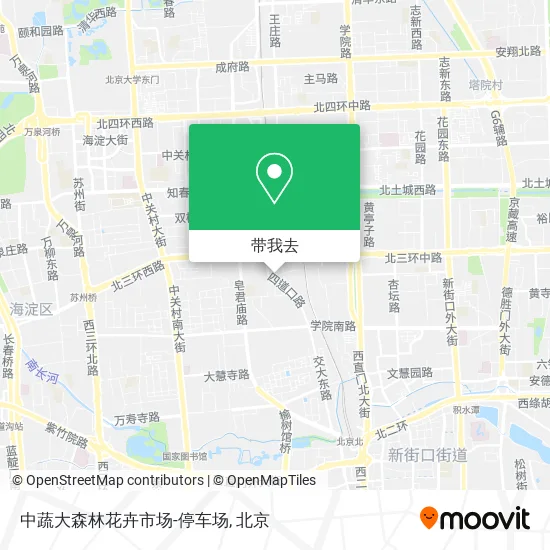 中蔬大森林花卉市场-停车场地图