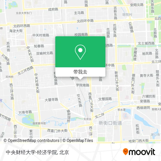 中央财经大学-经济学院地图