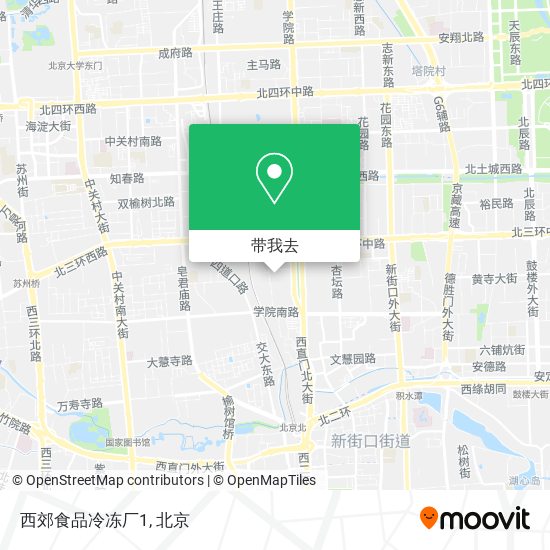 西郊食品冷冻厂1地图