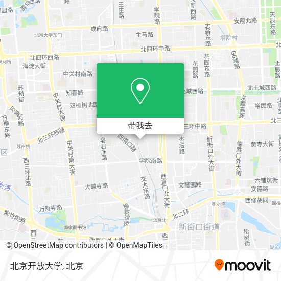 北京开放大学地图