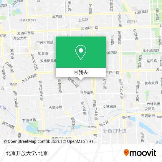 北京开放大学地图