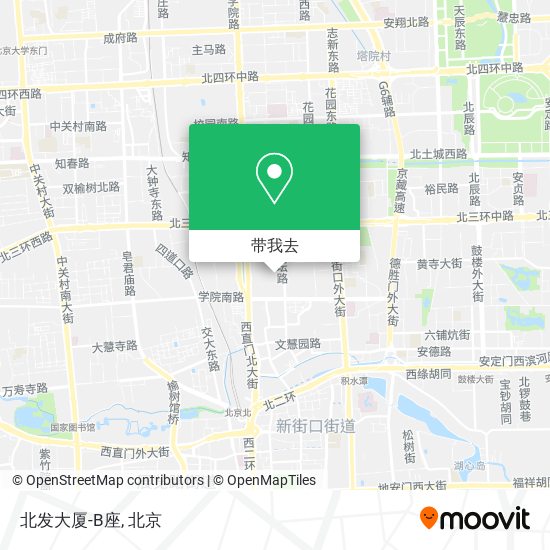 北发大厦-B座地图