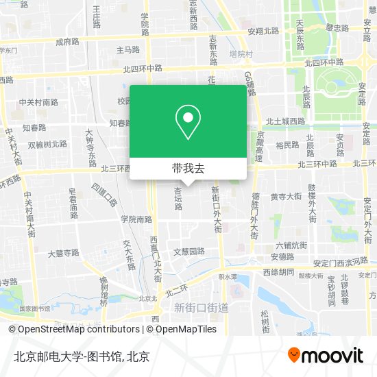 北京邮电大学-图书馆地图