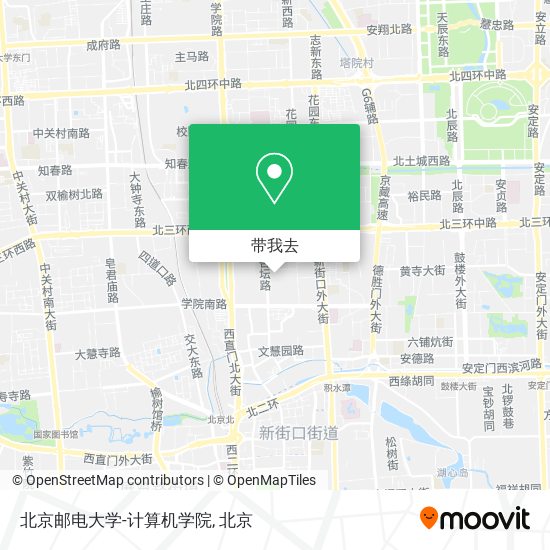 北京邮电大学-计算机学院地图