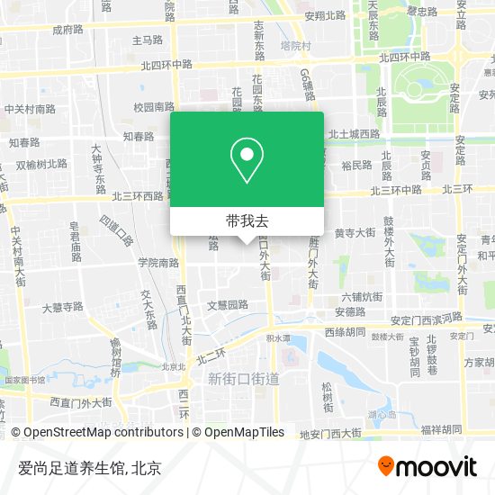 爱尚足道养生馆地图