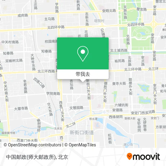 中国邮政(师大邮政所)地图