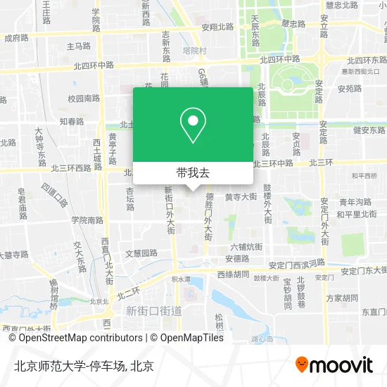 北京师范大学-停车场地图