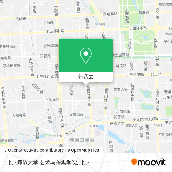 北京师范大学-艺术与传媒学院地图